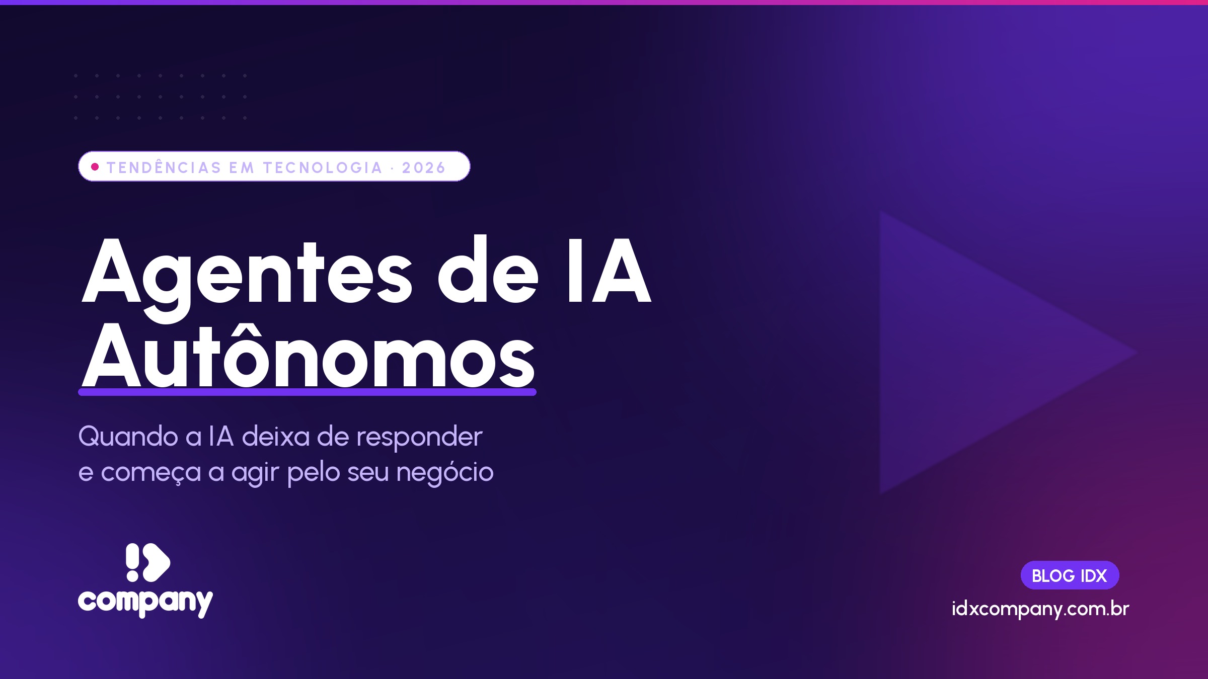 Agentes de IA Autônomos: quando a IA deixa de responder e começa a agir