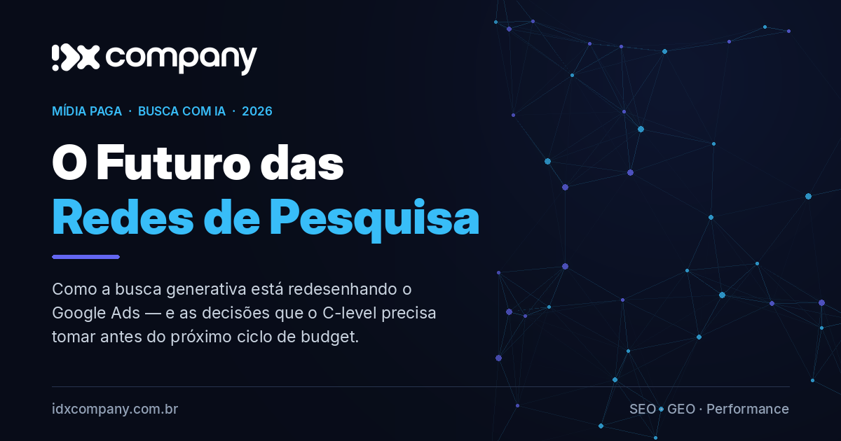 O Futuro das Redes de Pesquisa: o que muda no Google Ads quando a busca vira conversa
