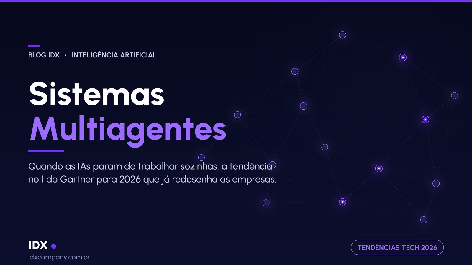 Sistemas Multiagentes: quando as IAs param de trabalhar sozinhas